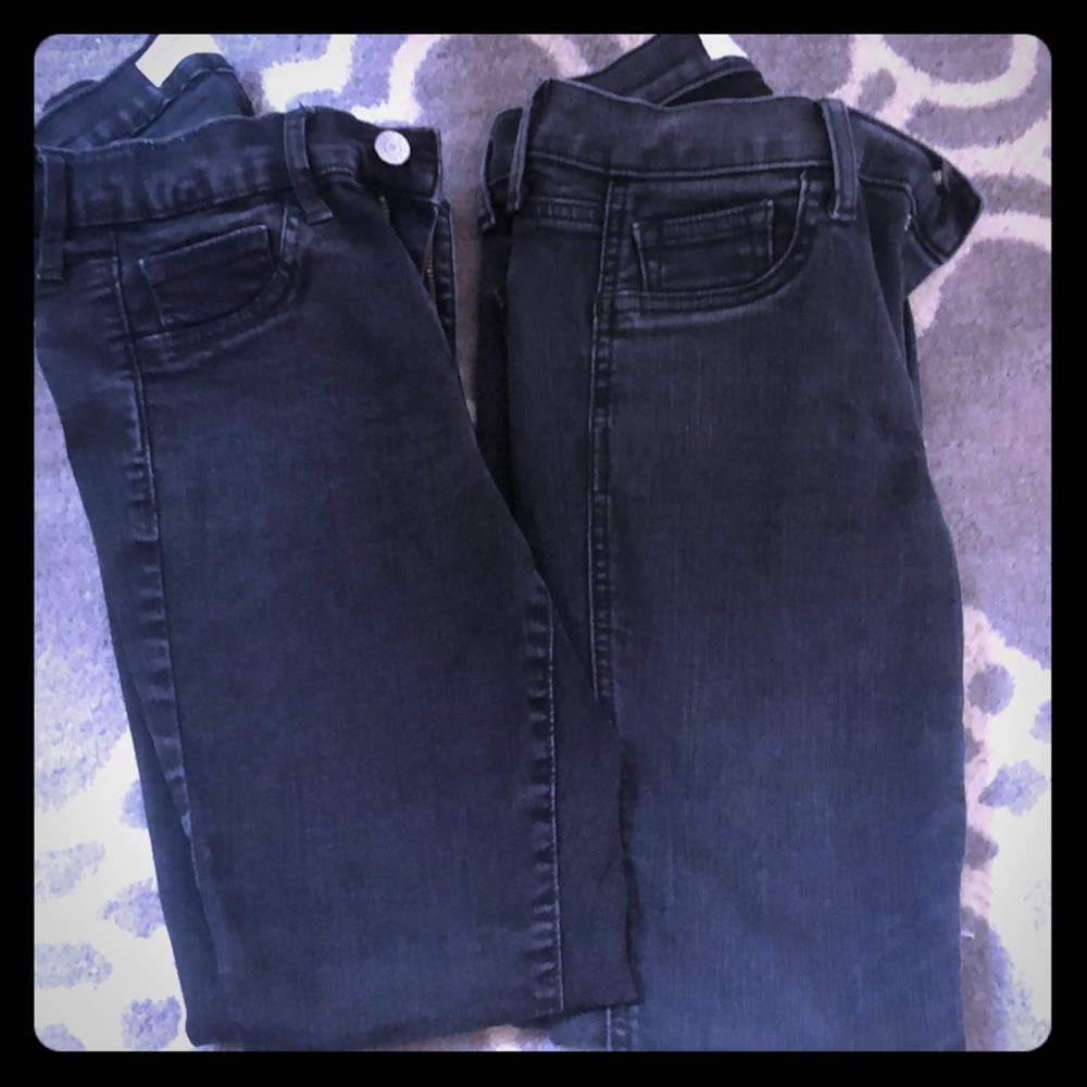 Pair of Gap Black easy legging jeans